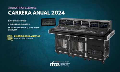 Carrera Anual de Audio Profesional 2024